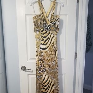 Jasmine Bridal Animal Print Dress